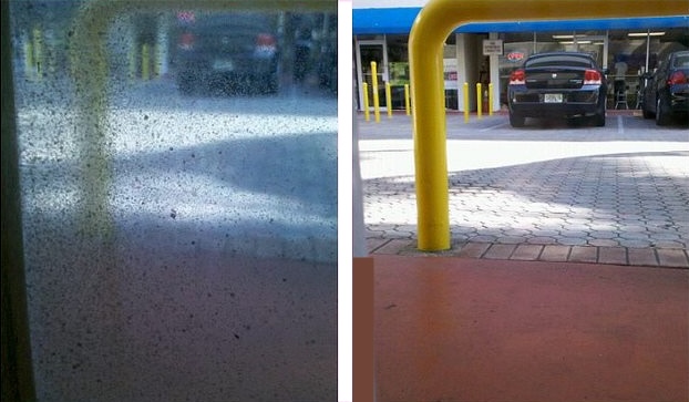 Before and after comparison